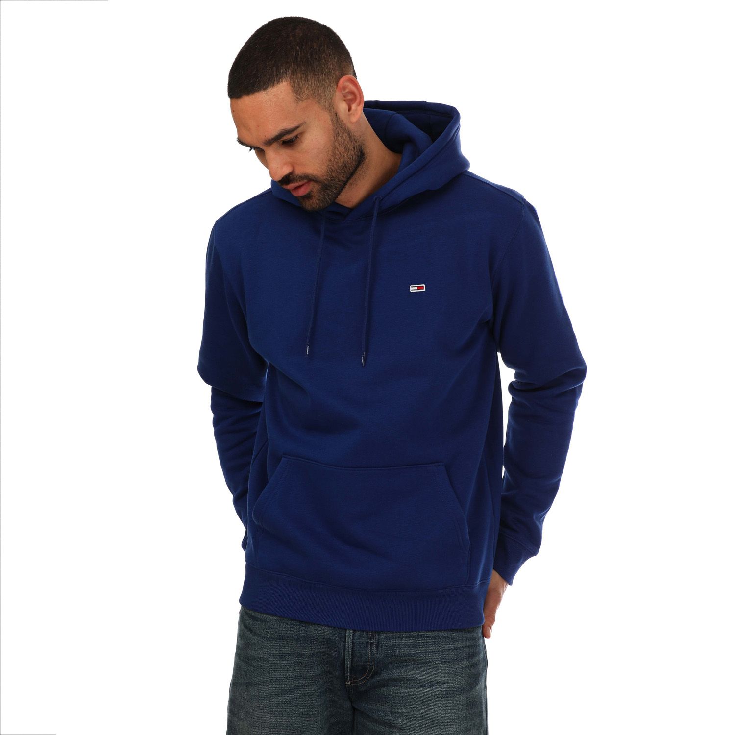 Thumbnail - Sweat capuche Tommy Hilfiger Pour Homme en Bleu