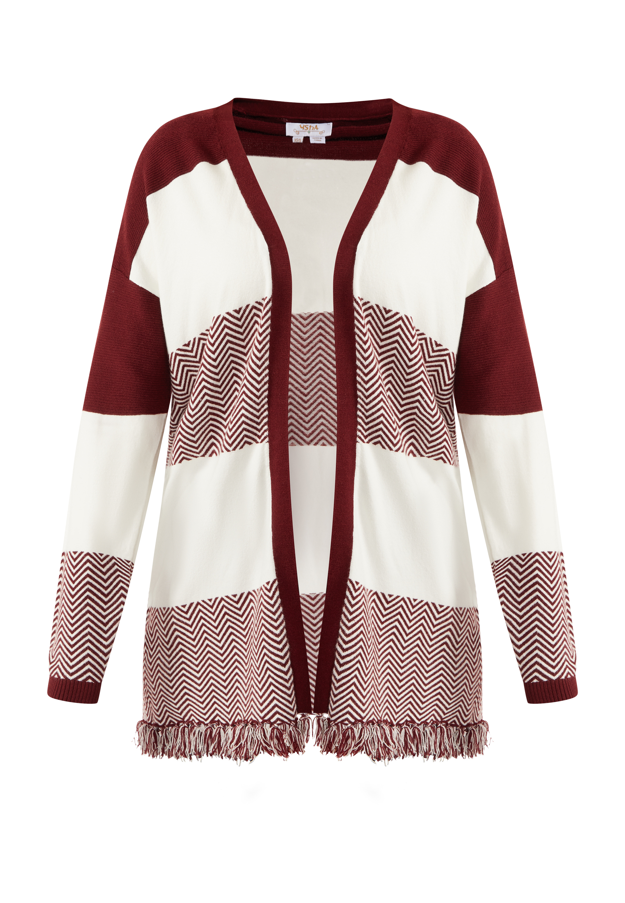 usha FESTIVAL Cardigan en tricot ouvert carnea