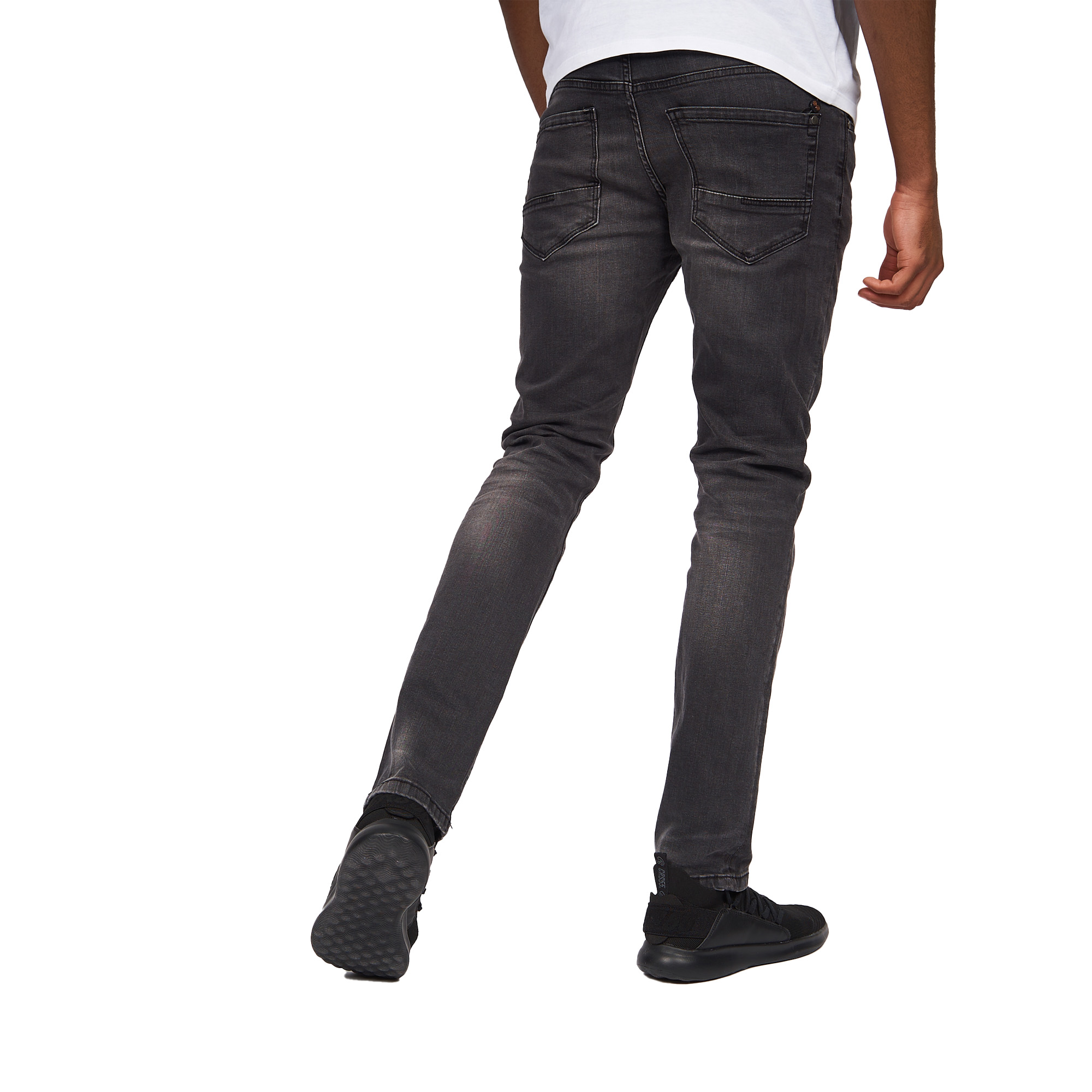 Mens Svelte Stretch Jeans (Mörkgrå) 2