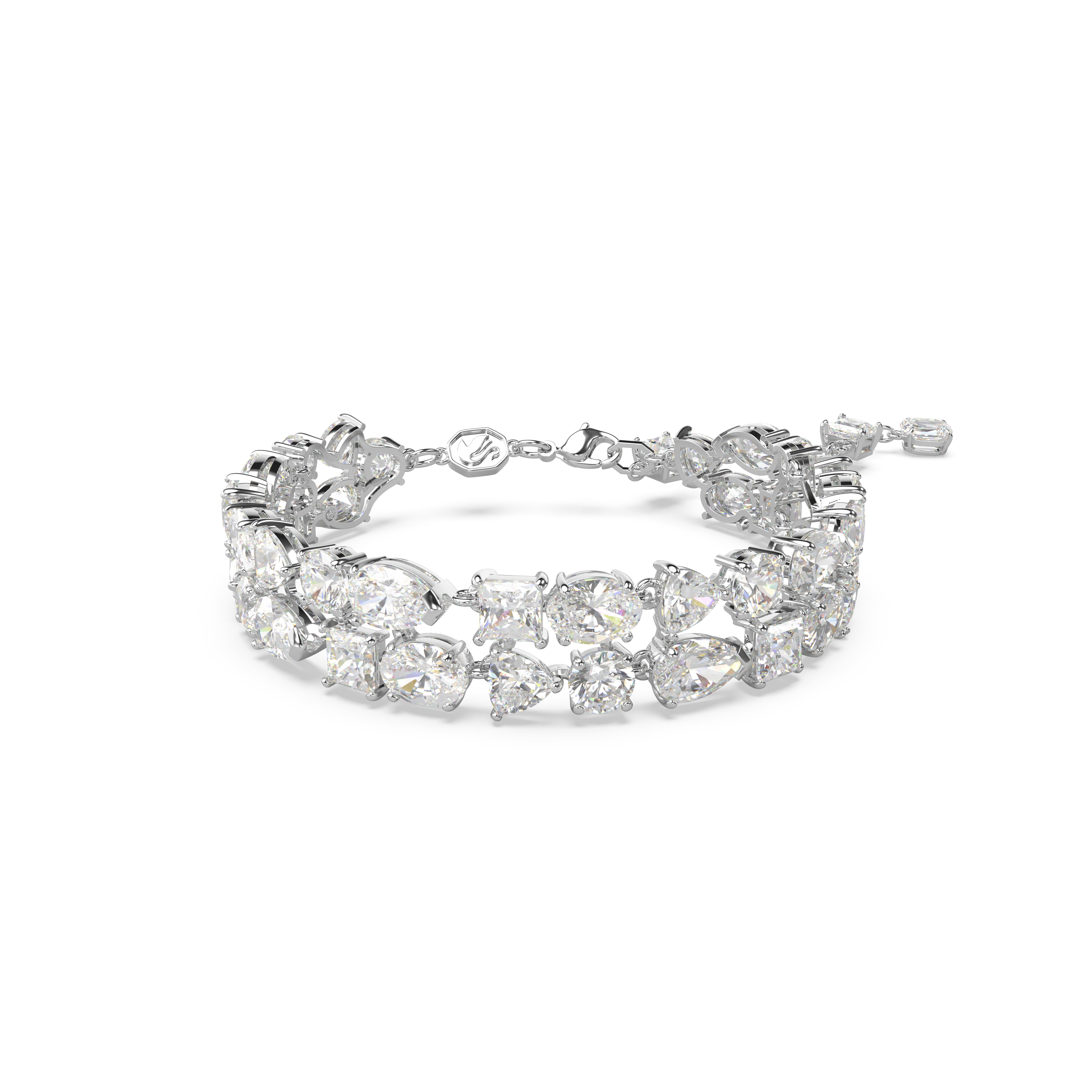 Swarovski ‘Mesmera’ WoMens Base Metal Bracelet – Silver 5669927 Metal (archived) – One Size