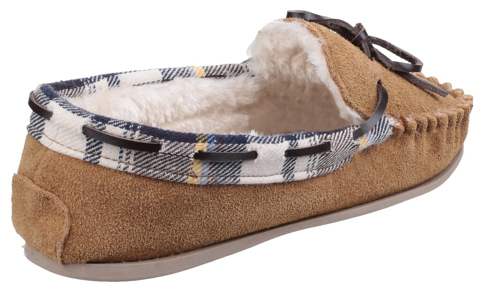 Cotswold Kilkenny Sammets Tofflor I Beige För Kvinnor dam – bild 2