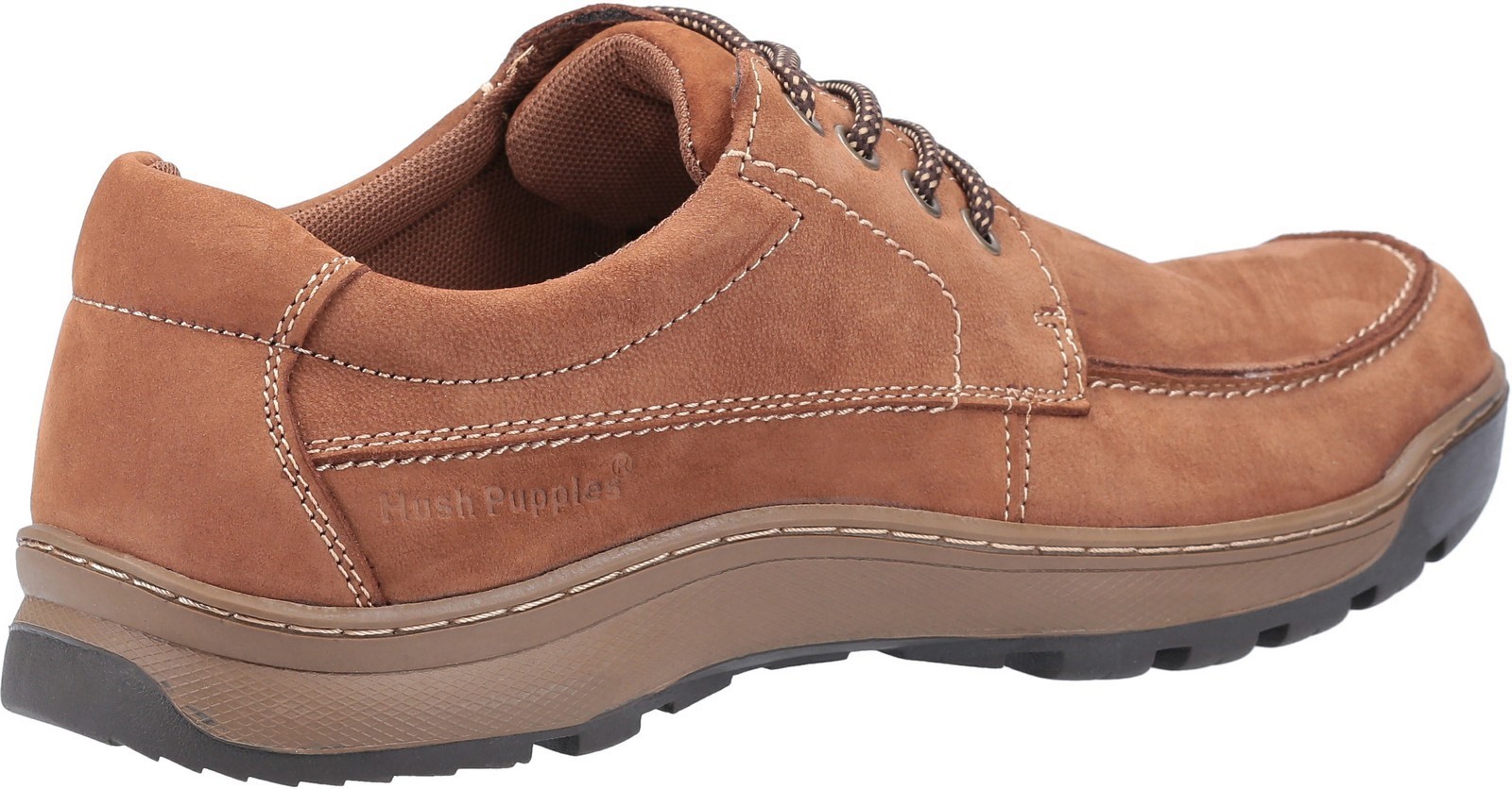 Tucker Läder Herrs Bruna Nubuck Skor Med Snörning 2