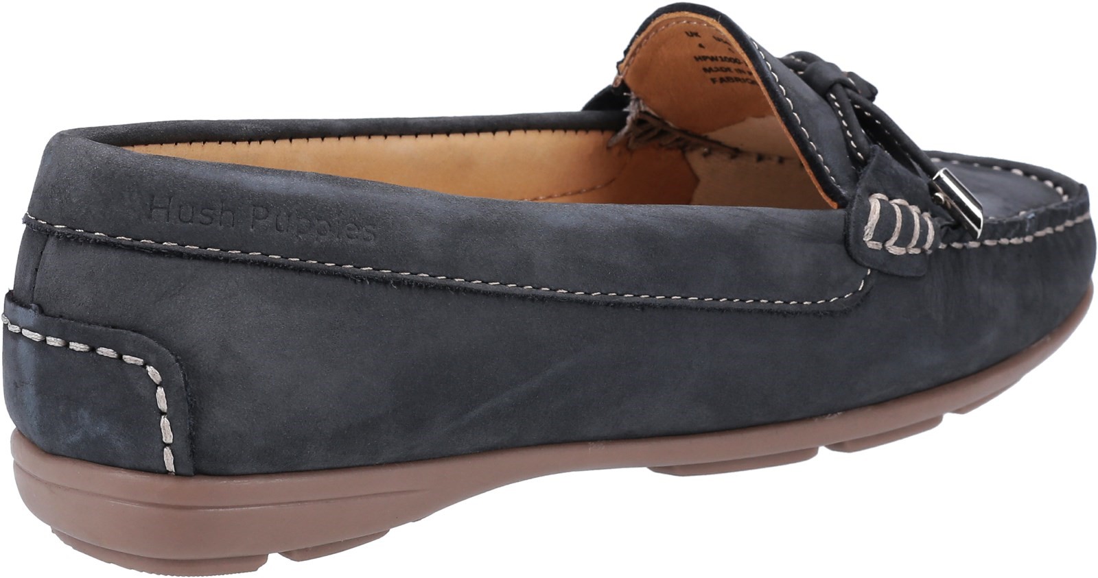 Hush Puppies Maggie Läder Dam Påfågel Loafers – bild 2