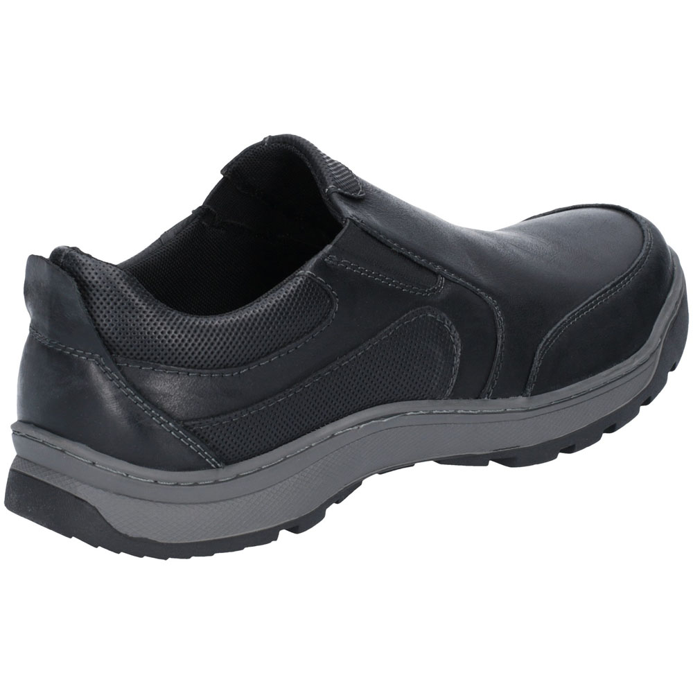 Hush Puppies Mens Jasper Slip On Vadderad Memory Foam Träningsskor herr – bild 2