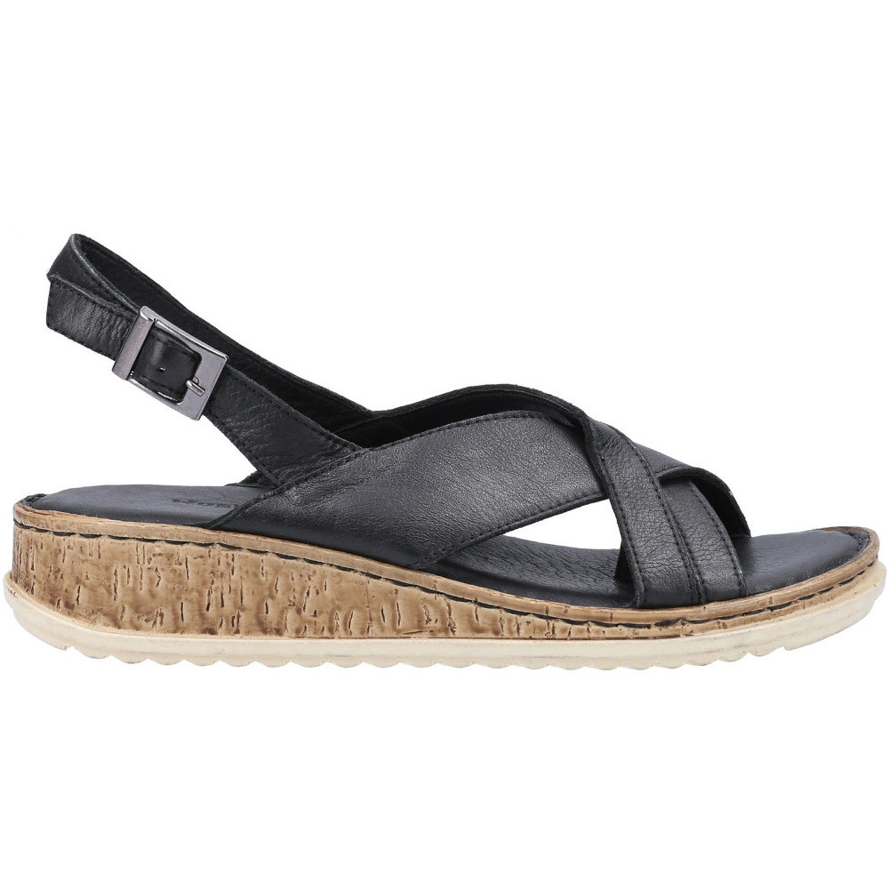 Hush Puppies Dam Elena Cross Over Wedge Sandaler – bild 2