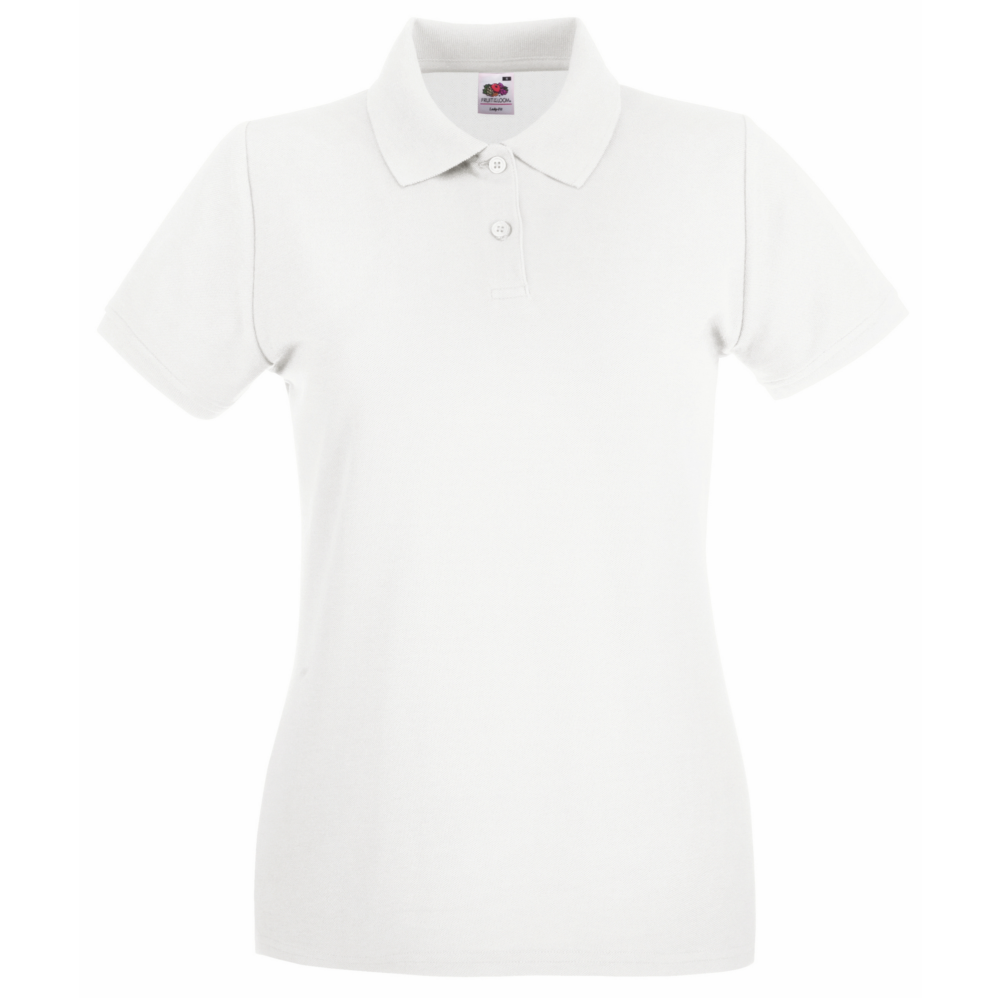 Thumbnail - Fruit Of The Loom Damen Premium Polo-Shirt mit Kurzarm im Lady-Fit