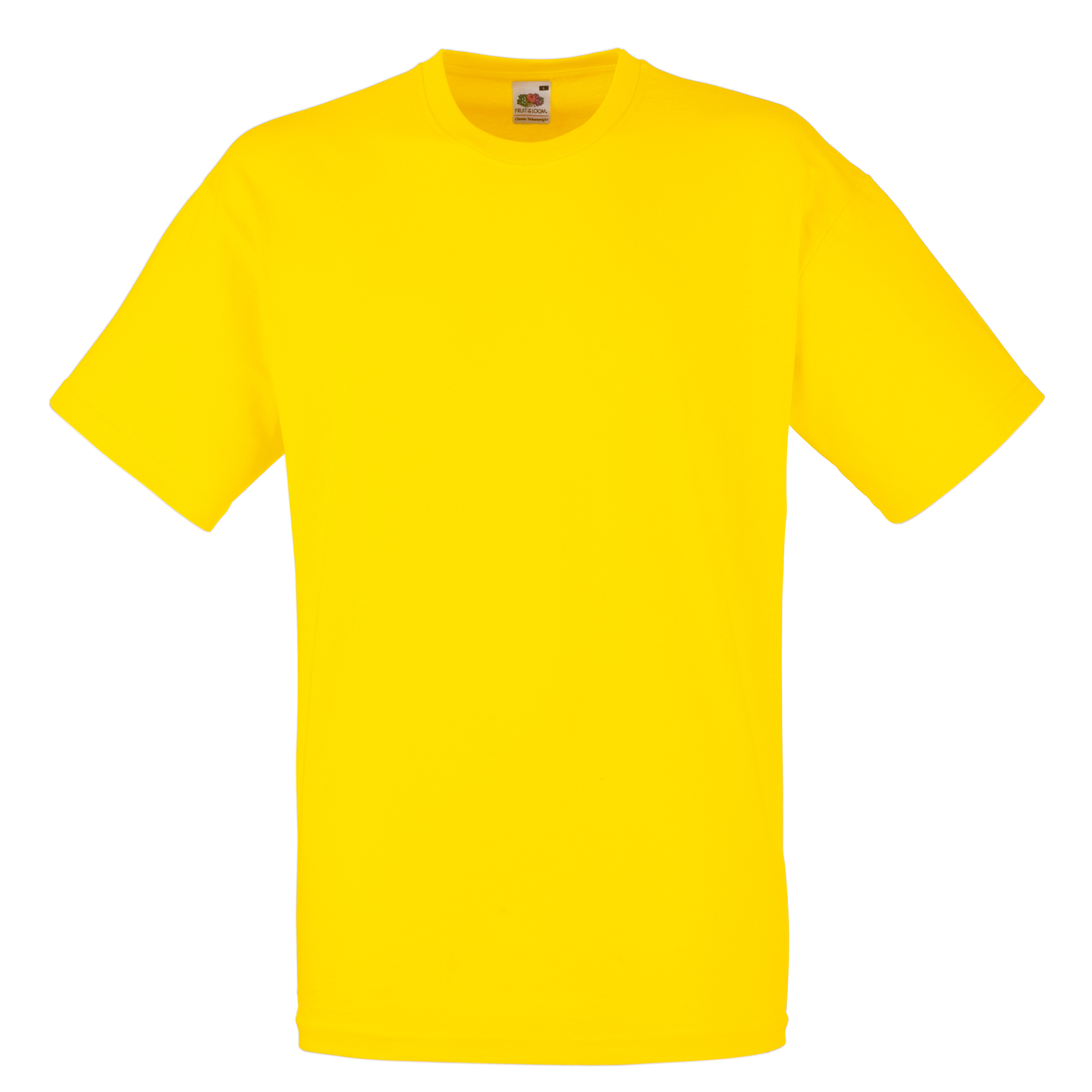 Fruit Of The Loom Herren Kurzarm T-Shirt (Gelb)