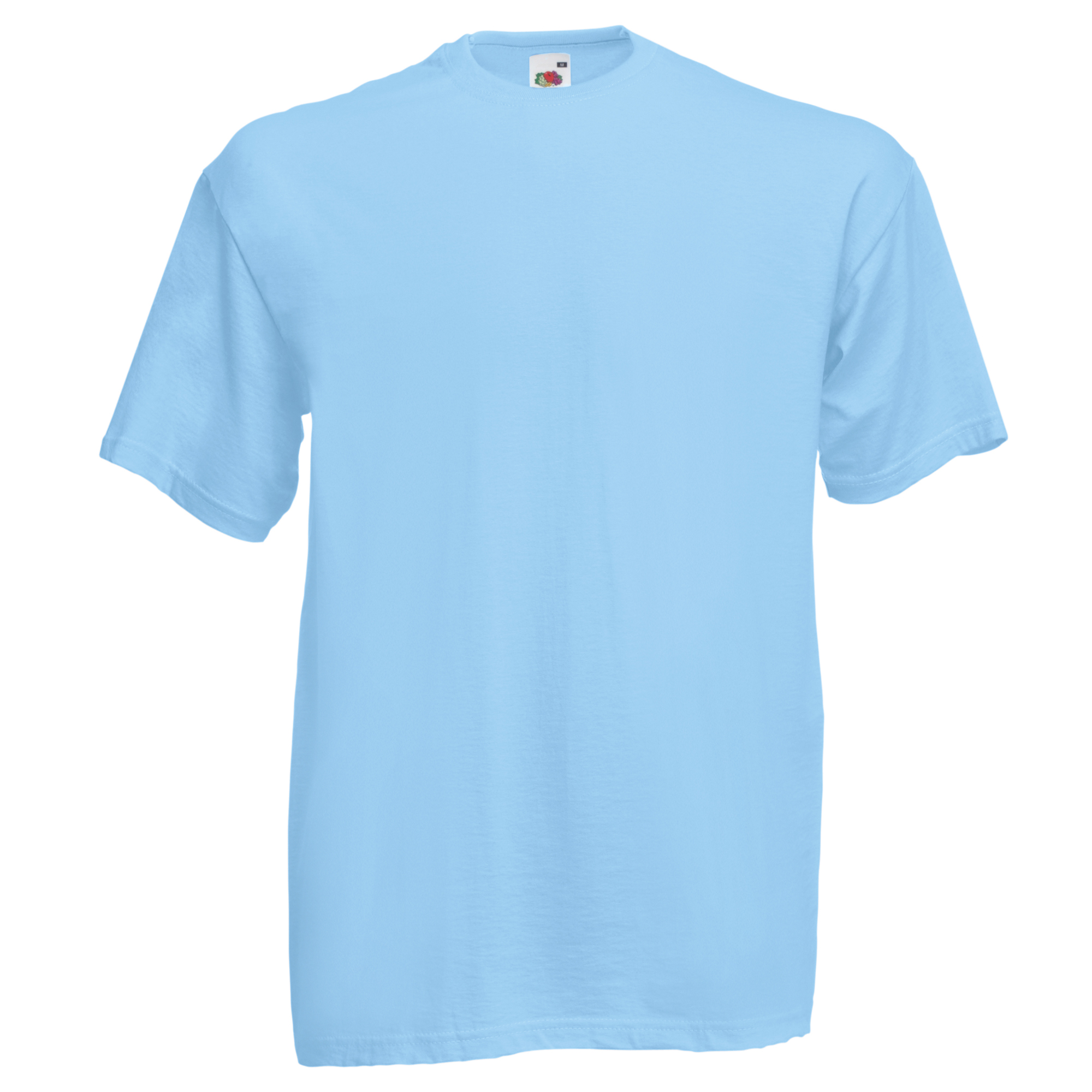 Thumbnail - Fruit Of The Loom Herren Kurzarm T-Shirt (Himmelblau)
