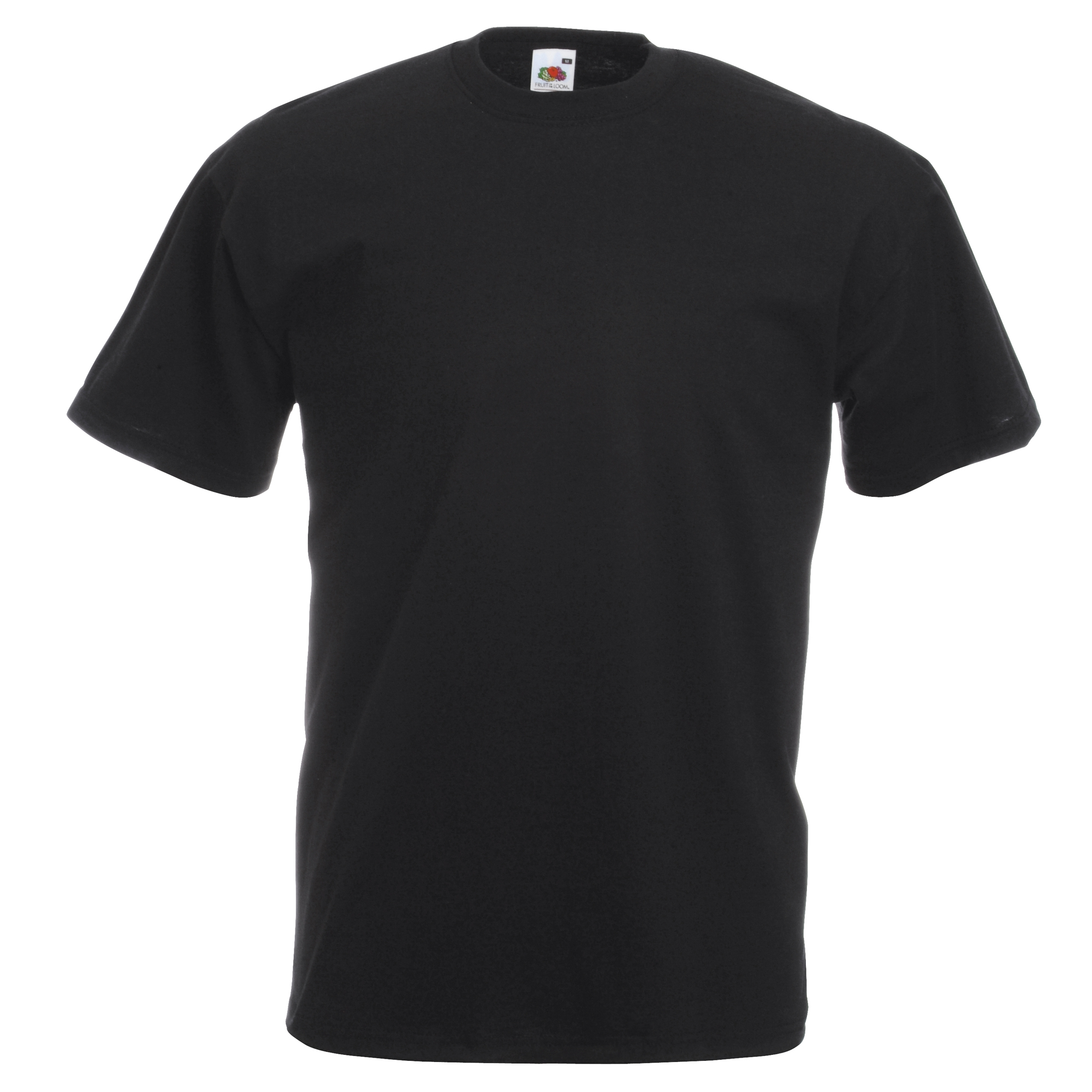 Thumbnail - Fruit Of The Loom Herren Kurzarm T-Shirt (Schwarz)
