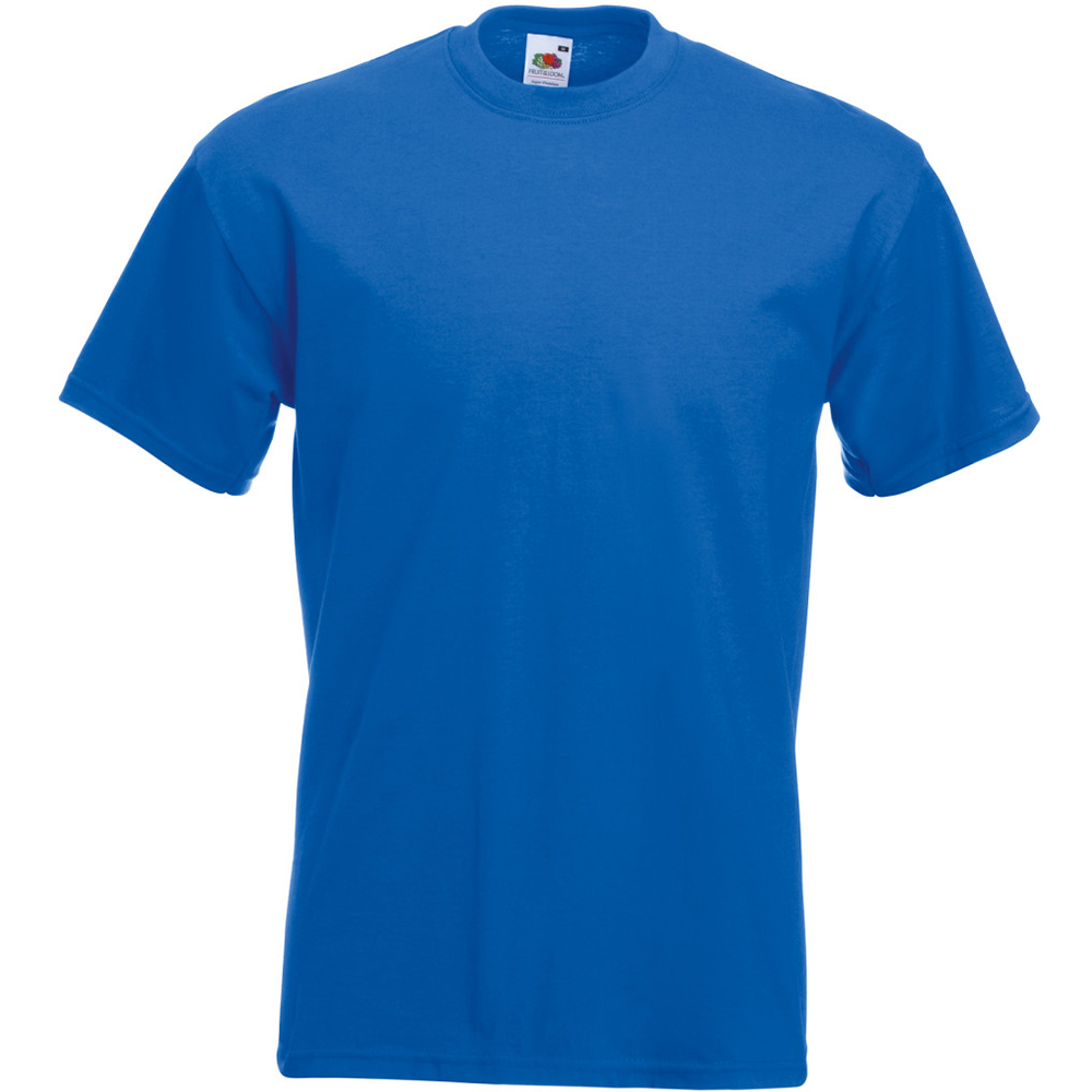 Fruit Of The Loom Herren Super Premium Kurzarm T-Shirt Mit Rundhalsausschnitt