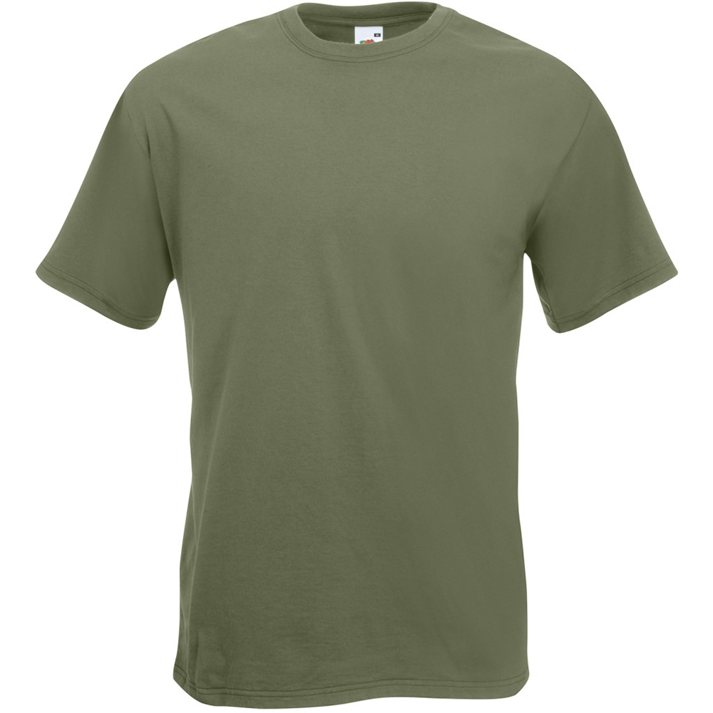 Fruit Of The Loom Herren Super Premium Kurzarm T-Shirt Mit Rundhalsausschnitt