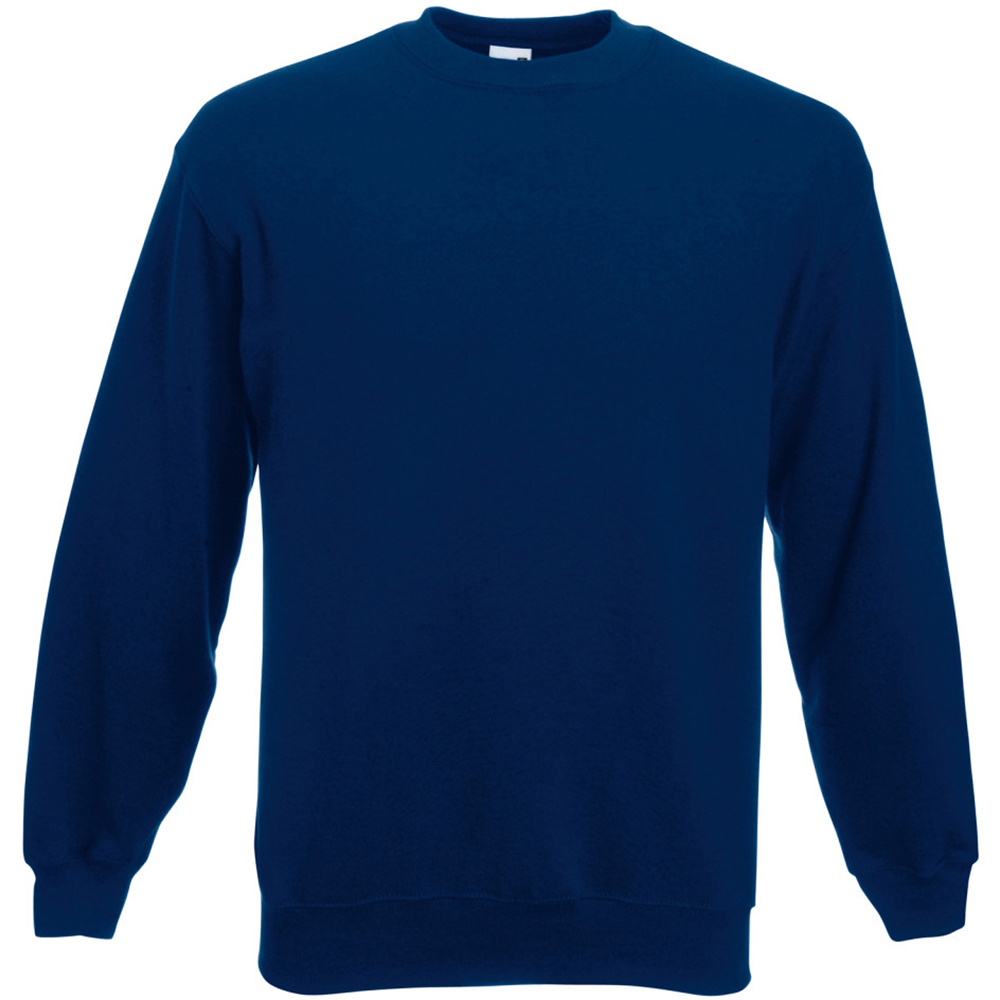 Thumbnail - Fruit Of The Loom Herren Set-In Belcoro® Yarn Sweatshirt (Marine)