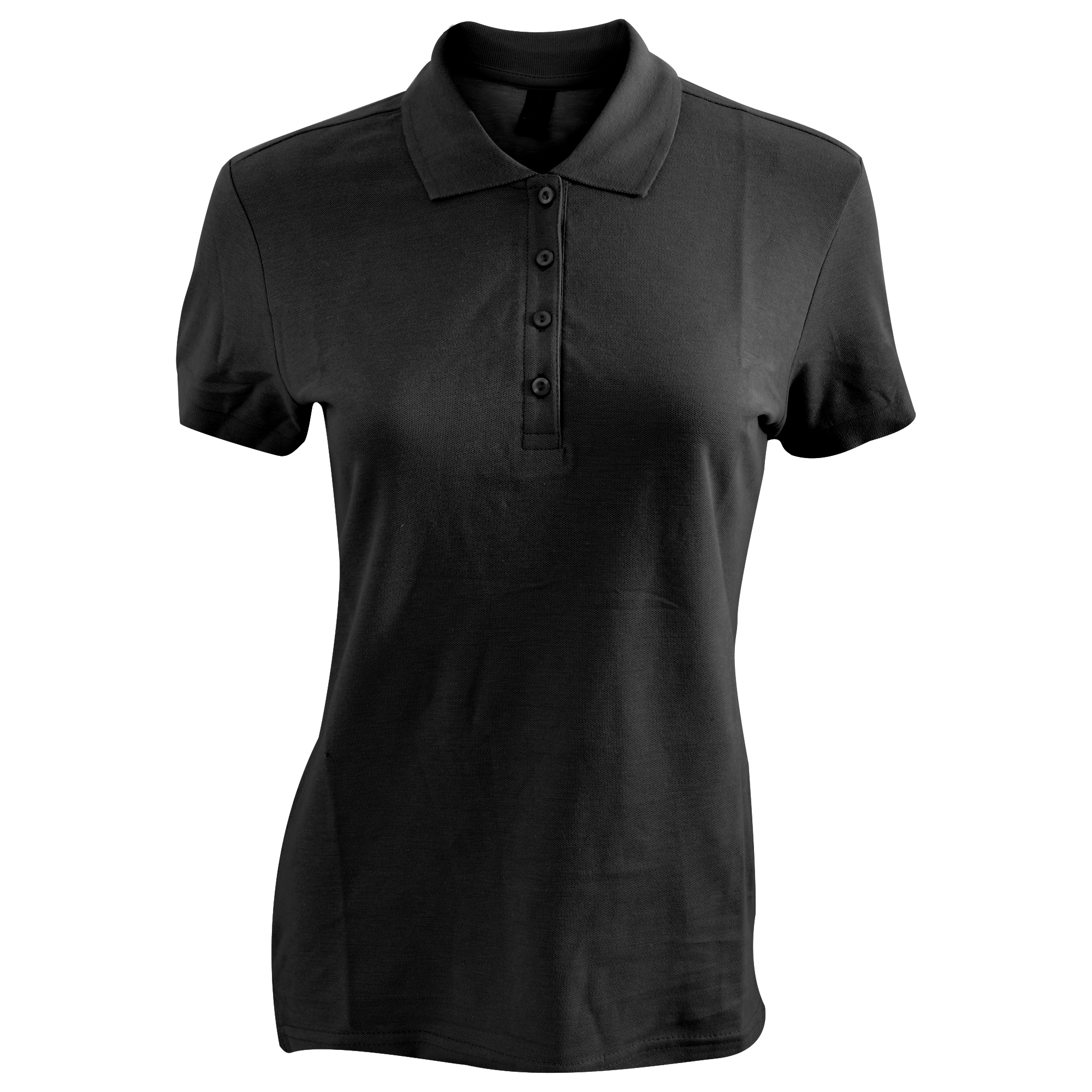 Thumbnail - SOLS Womens/Ladies Passion Pique Short Sleeve Polo Shirt (Schwarz)