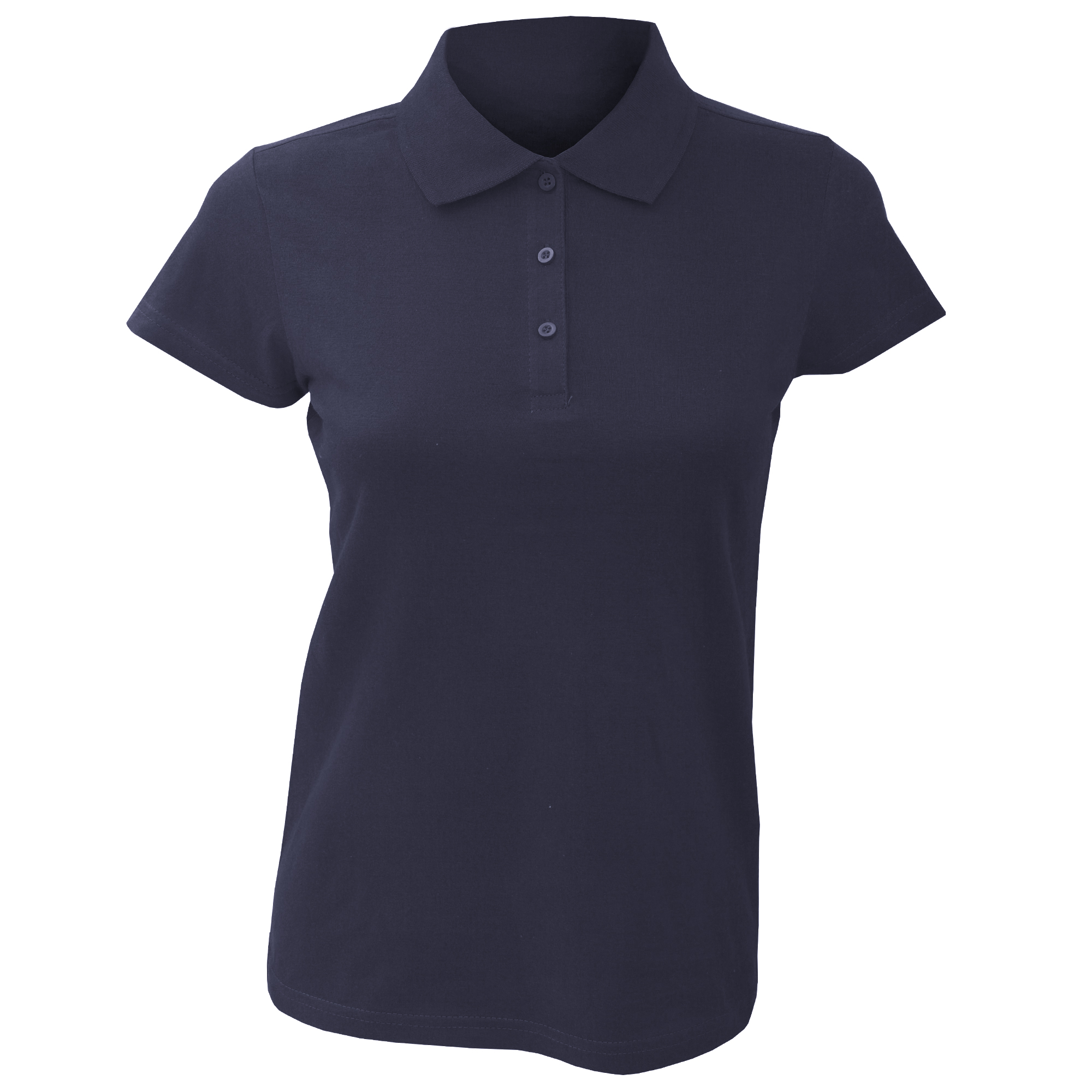 Thumbnail - SOLS Prescott - Polo 100% coton à manches courtes - Femme (Bleu marine)