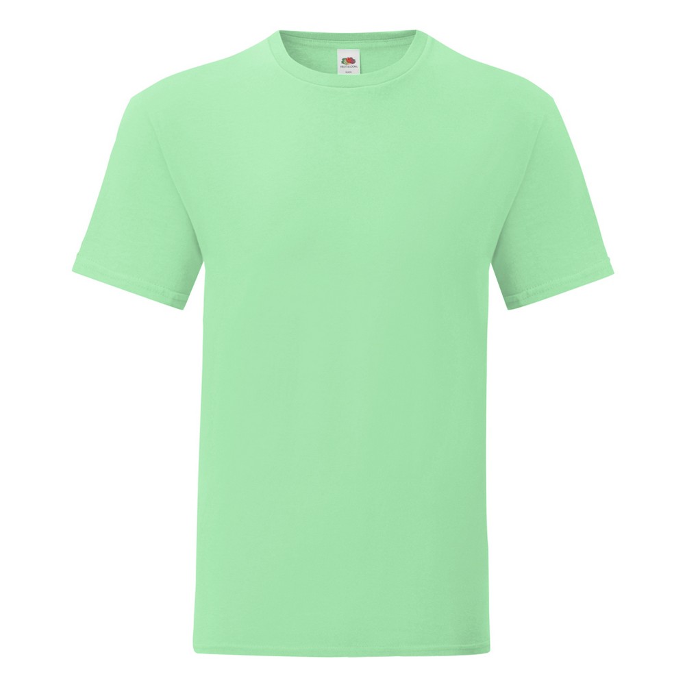 Thumbnail - Fruit Of The Loom Herren T-Shirt Iconic (Neon Mint)