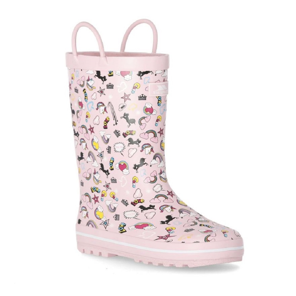 Trespass Kinderen/Kinderen Starryton Wellington Boots (Roze)