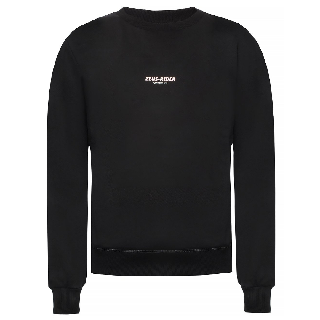 Thumbnail - Neil Barrett Zeus Rider Schwarzes Sweatshirt