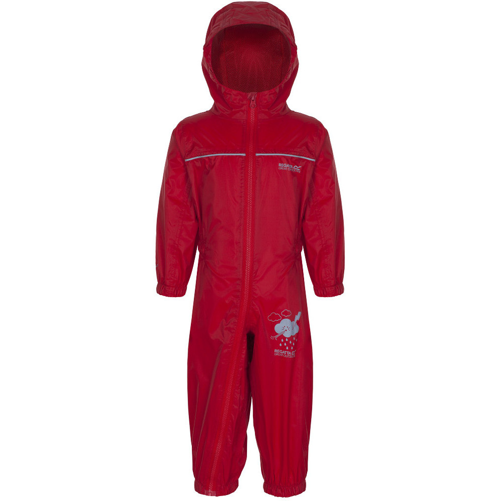 Puddle Puddlesuit - 18-24 Months Red - Image 2