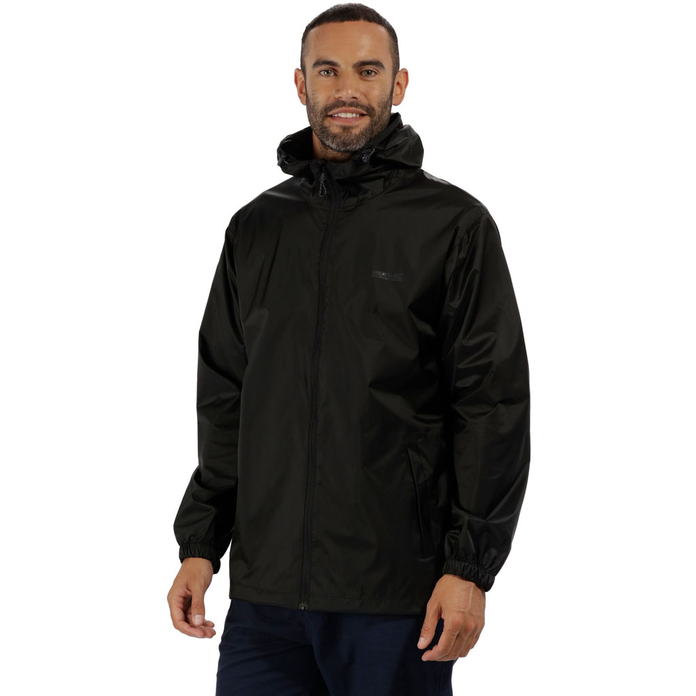 Regatta Men's Black Pack-It Iii Waterproof Packaway Jacket In | : 4XL - Image 5