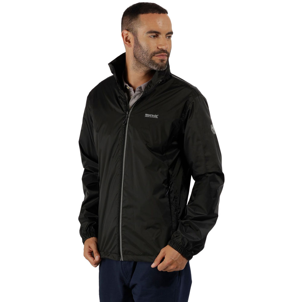 Regatta Men' Black Lyle Iv Waterproof Jacket in Size S, Sports Direct - Image 2