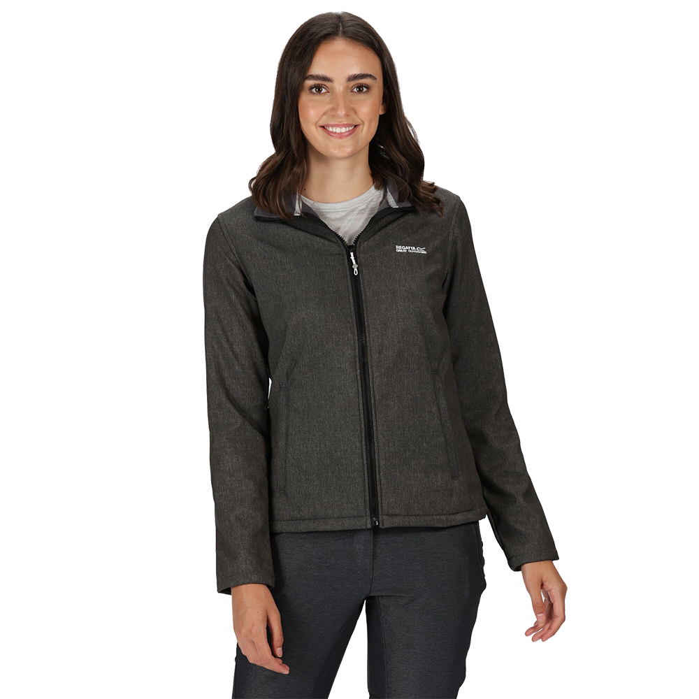 Regatta Womens Connie V Wind Resistant Softshell Jacket - Black - Size 10 UK