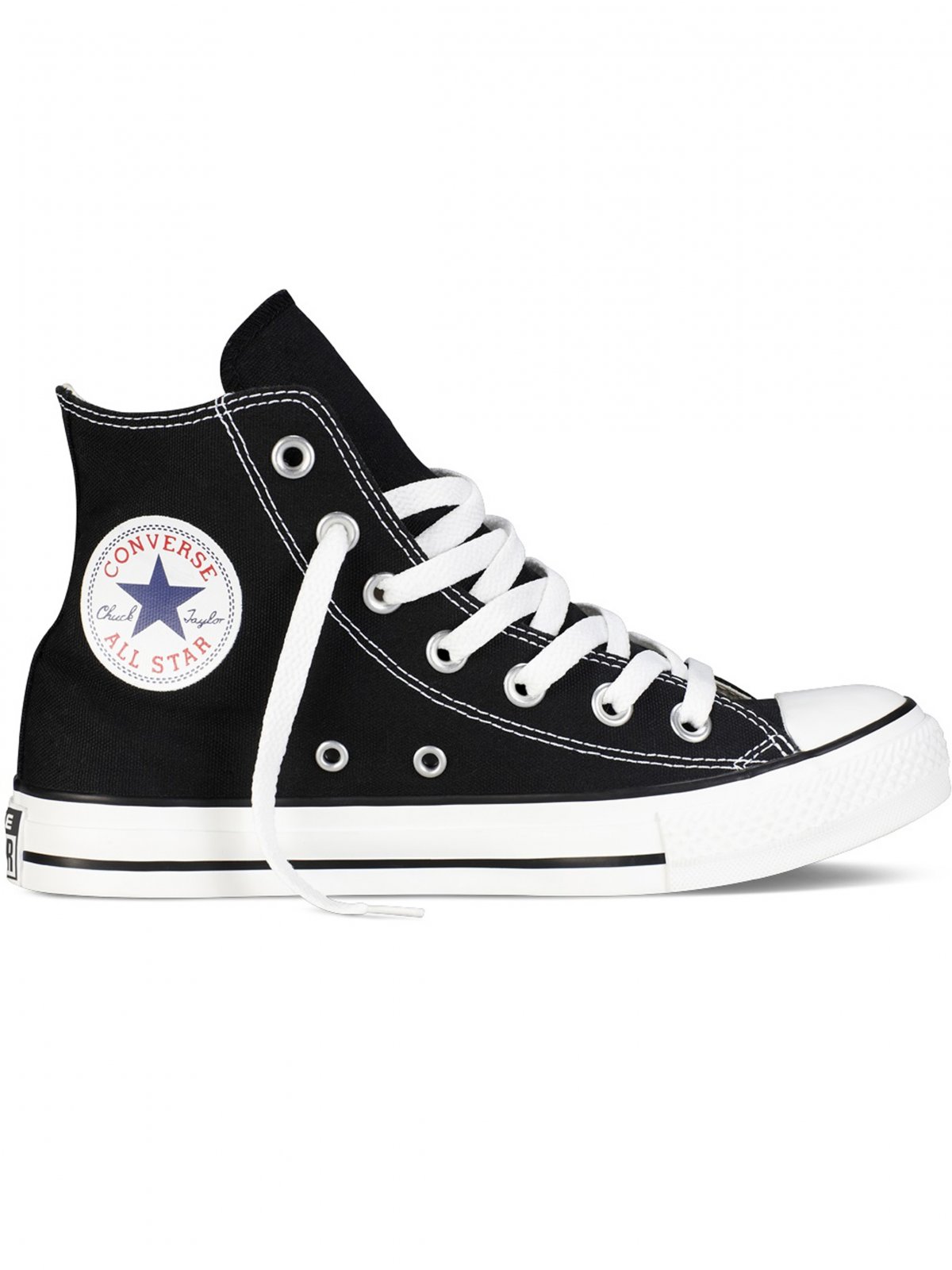 auricular Garantizar Partina City Converse All Star Unisex Chuck Taylor High Top Sneakers - Black/White