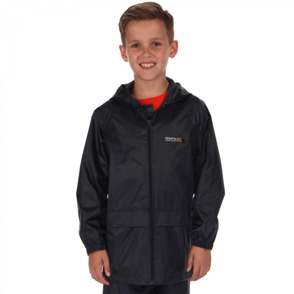 Regatta Kids Kids Stormbreak Waterproof Jacket - Navy - 14 yr - Image 4