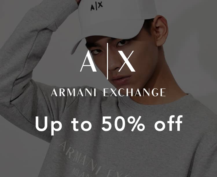 Armani Exchange Outlet | Sales, Discounts & Offers | Secret Sales